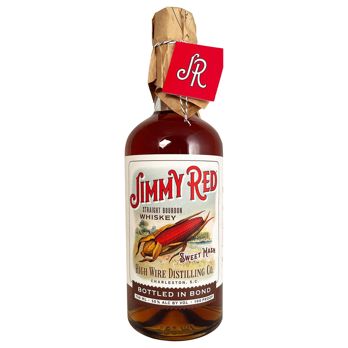 Jimmy Red Straight Bourbon Whiskey Sweet Mash Bottled in Bond 750ml