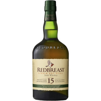 Redbreast 15 Year Old Single Pot Still Irish Whiskey 92 Proof 750ml