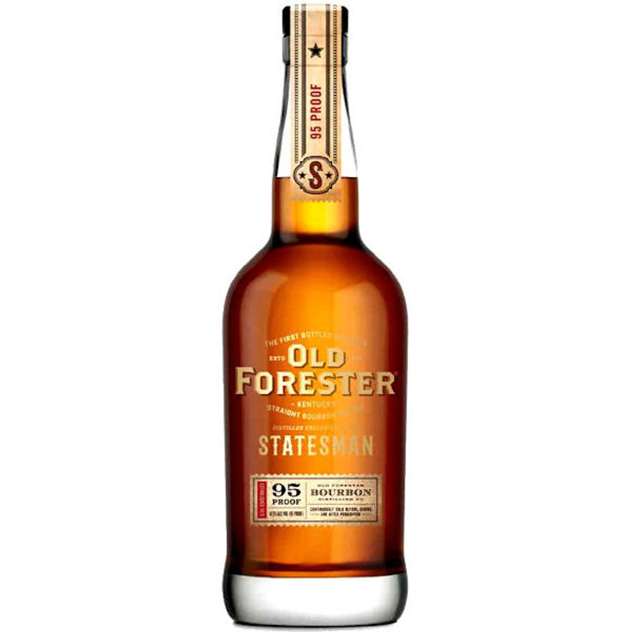 Old Forester Straight Bourbon Statesman 95 Proof 750ml