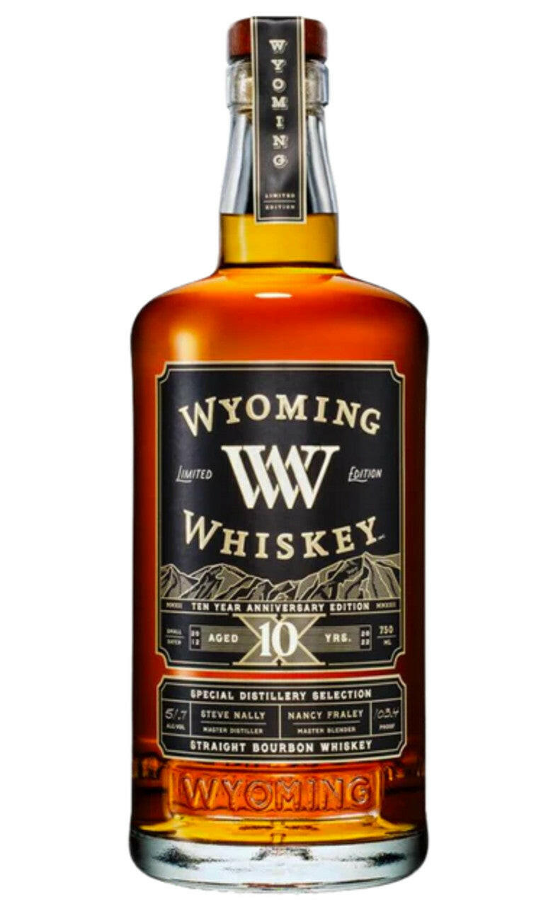Wyoming Whiskey 10 Years Old 750ml.